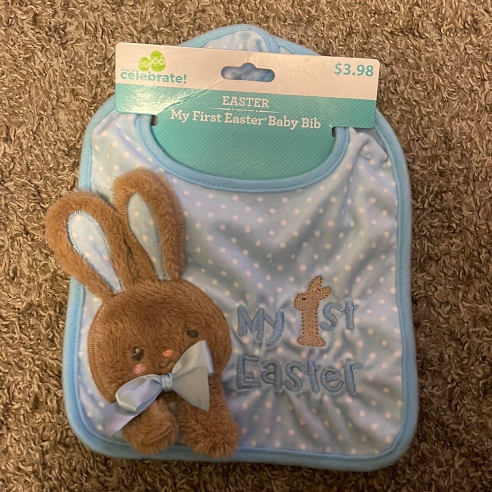 My First Easter Baby Bib